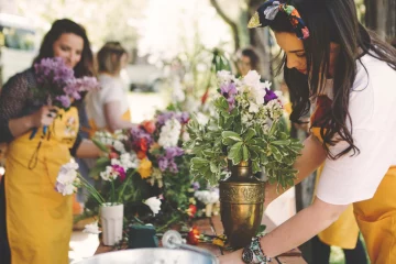 TALLERES DE FLORES FRESCAS